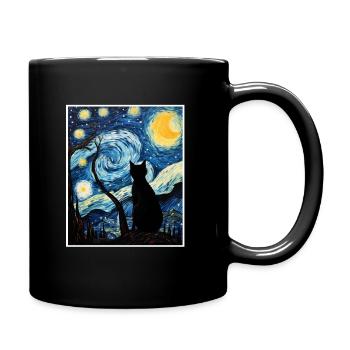 KATZEN PORTRAI - Tasse einfarbig - Schwarz - Rechts