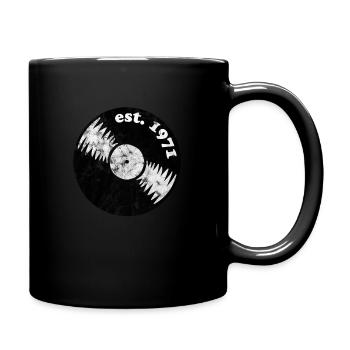 1971 Musik Geburtstag Geschenk - Tasse einfarbig - Schwarz - Rechts