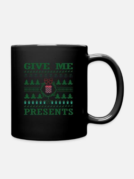 Frohes Fest an Weihnachten - Tasse einfarbig - Schwarz
