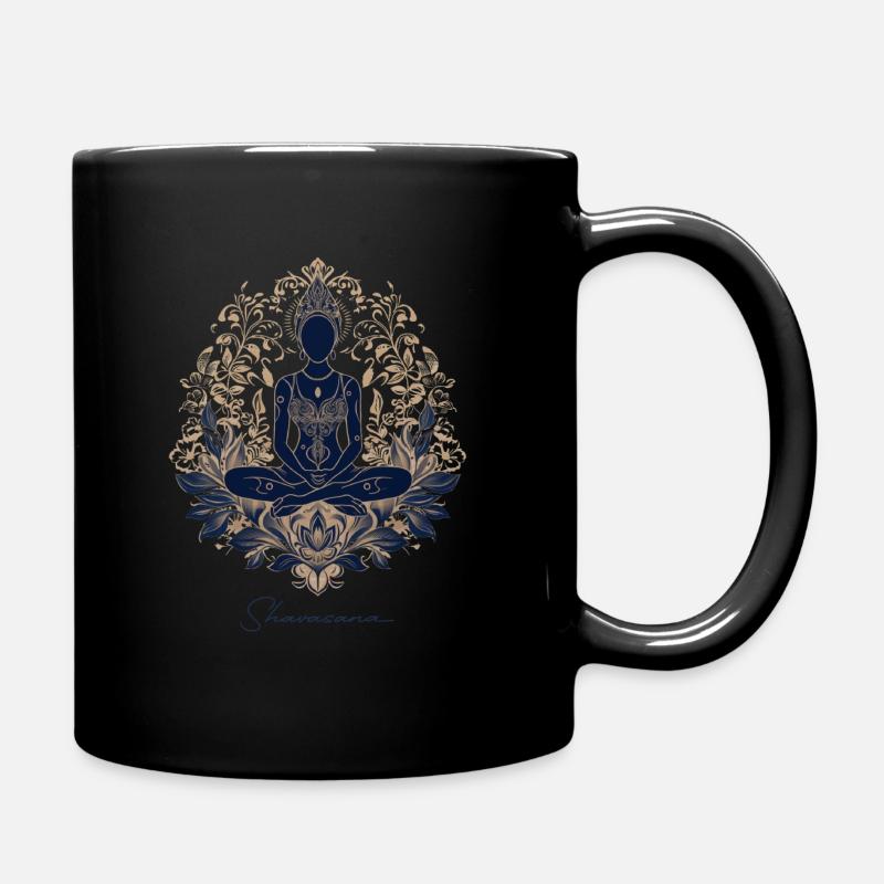 YOGA KLEIDUNG UND MEDITATION - Tasse einfarbig - Schwarz