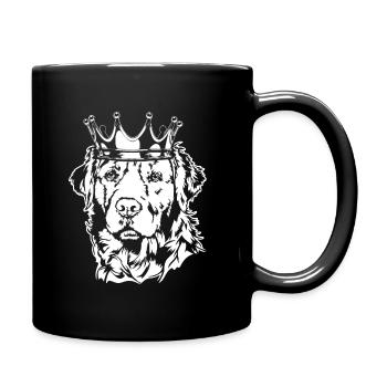 Golden Retriever Crown Dog Dogs Wilsigns - Mug uni - noir - Droite