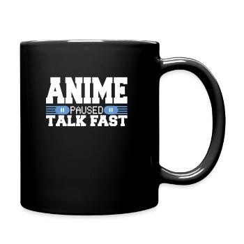 Anime mis en pause Talk Fast Anime Lovers - Mug uni - noir - Droite