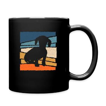 Teckel Chien Teckel Propriétaire Propriétaire Teckel - Mug uni - noir - Droite