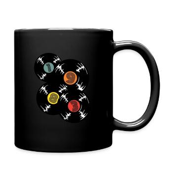 1983 Geburtstag - Tasse einfarbig - Schwarz - Rechts