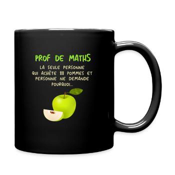 Mathematiker Mathematik Mathe Examen Lehramt - Tasse einfarbig - Schwarz - Rechts