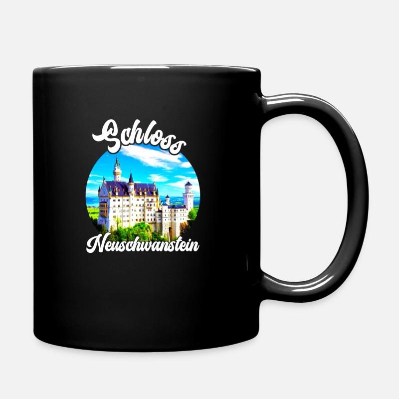 Bayern Schloss Neuschwanstein Deutschland - Tasse einfarbig - Schwarz