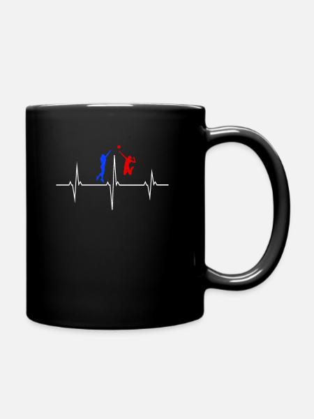Heartbeat Heartbeat Volleyball France - Mug uni - noir