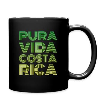 Pura Vida Costa Rica - Mug uni - noir - Droite