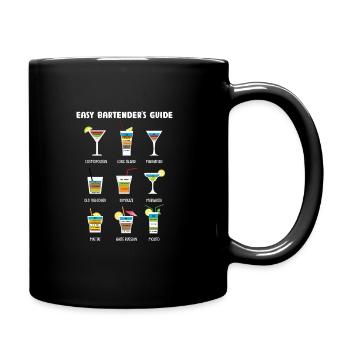 Bartender Bartender Gift Innkeeper Waiter - Full Colour Mug - black - Right
