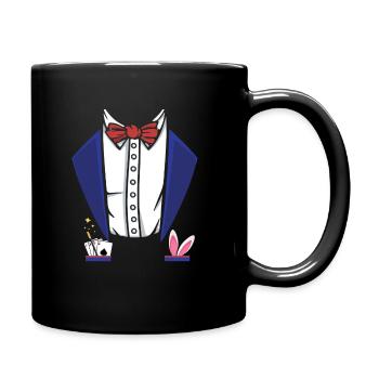 Magician Costume Magic Magic Tricks Gift Magician - Full Colour Mug - black - Right
