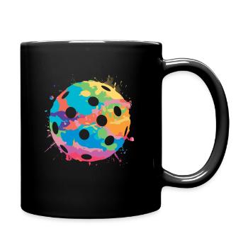 Floorball Ball Innebandy Girls Boys Floorball - Full Colour Mug - black - Right