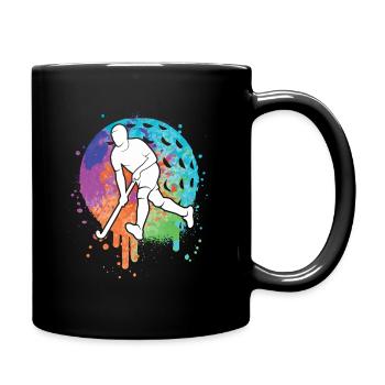 Hockey sur gazon Joueurs de hockey Enfants Hockey Garçons - Mug uni - noir - Droite