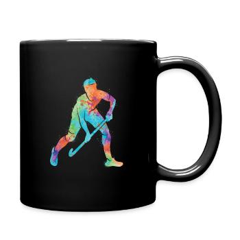 Joueurs de hockey Hockey sur gazon Enfants Hockey Garçons - Mug uni - noir - Droite