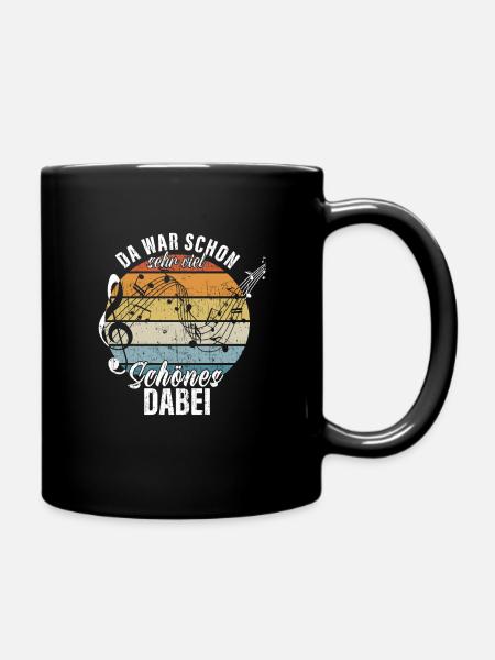 Sehr viel Schönes dabei Chorleiter Musiklehrer - Tasse einfarbig - Schwarz