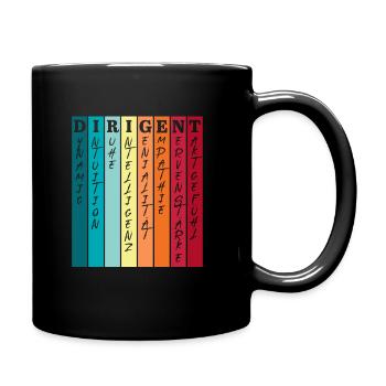 Conductor Characteristics Conductor Music Teacher - Full Colour Mug - black - Right