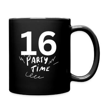 16 - Tasse einfarbig - Schwarz - Rechts