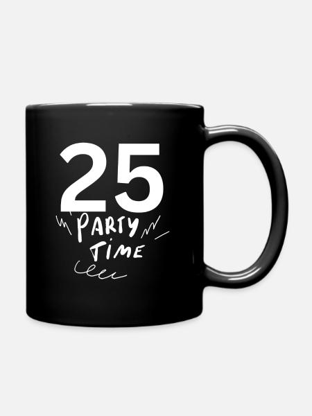 25 - Tasse einfarbig - Schwarz