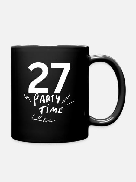 27 - Tasse einfarbig - Schwarz