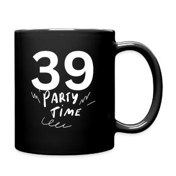 39 - Tasse einfarbig - Schwarz - Rechts