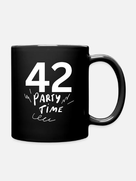 42 - Tasse einfarbig - Schwarz
