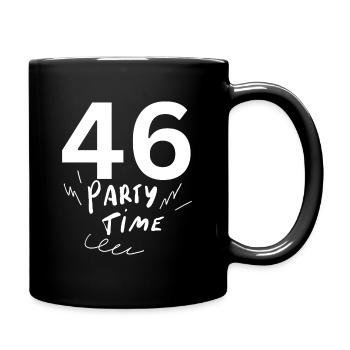 46 - Tasse einfarbig - Schwarz - Rechts