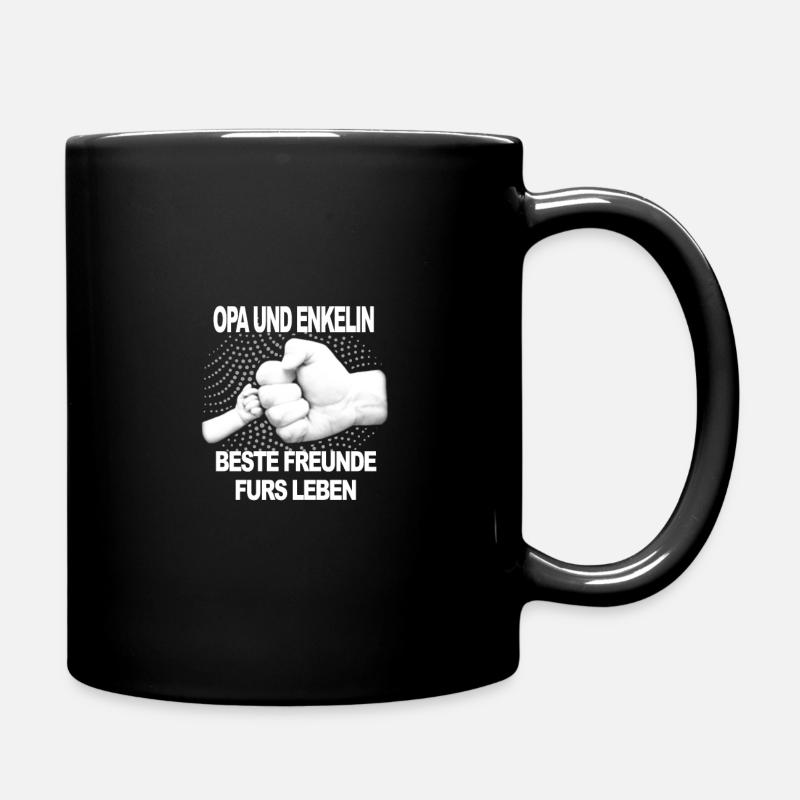 Geschenk Bestes Opa Enkel Grosseltern Grossvathe - Tasse einfarbig - Schwarz