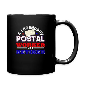 Vacation Senior Veteran Grandpa Retiree Senior Pension - Full Colour Mug - black - Right