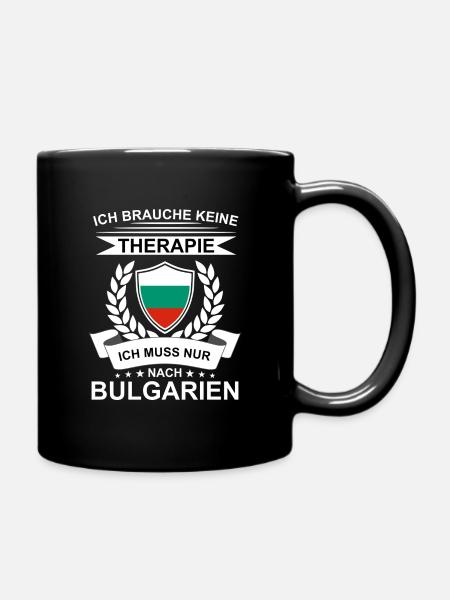 Bulgarien Flagge Balaton Urlaub Reise Spruch - Tasse einfarbig - Schwarz