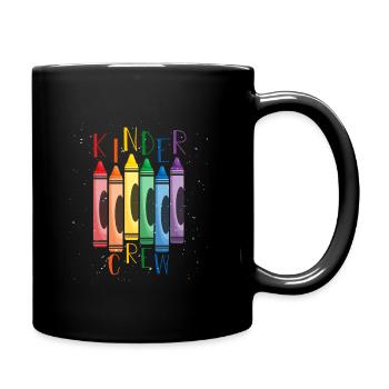 Kindergarten Vorschule - Tasse einfarbig - Schwarz - Rechts