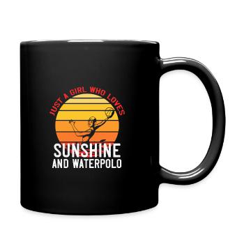 Water polo water polo girls women - Full Colour Mug - black - Right