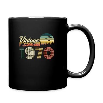 Cadeau vintage rétro anniversaire des années 1970 - Mug uni - noir - Droite