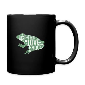 Frog. frog. - Full Colour Mug - black - Right