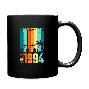 Vintage 1994 94e anniversaire cadeau vintage rétro - Mug uni - noir - Droite