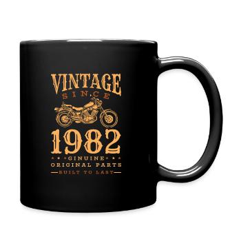 Vintage 1982 82 Anniversaire Rétro Millésime cadeau - Mug uni - noir - Droite