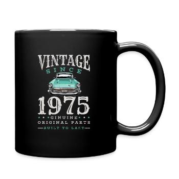 Vintage 1975 75 Anniversaire Rétro Millésime cadeau - Mug uni - noir - Droite