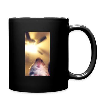 Meme Hamster Staring Front Camera - Full Colour Mug - black - Right