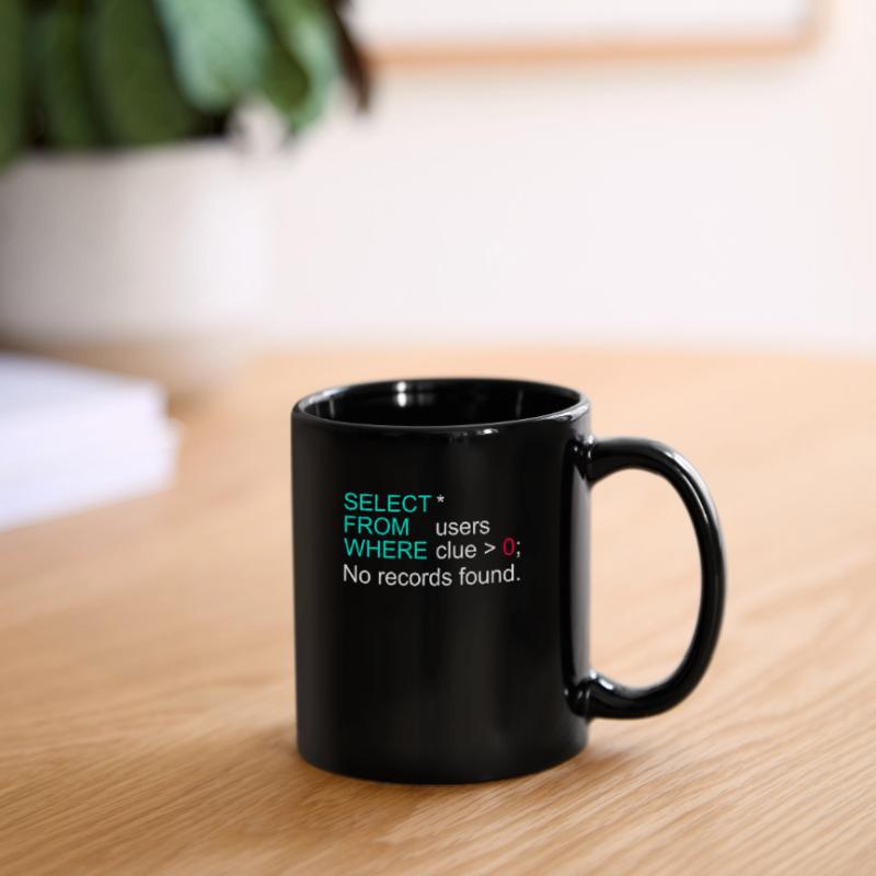 Données de base de données SQL Programmer Administration Mug uni