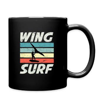 Wing Surf Silhouette Wing Foiler Wingfoiler - Mug uni - noir - Droite