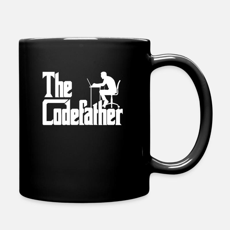 Programmierer Code Entwickler Codefather Spruch - Tasse einfarbig - Schwarz