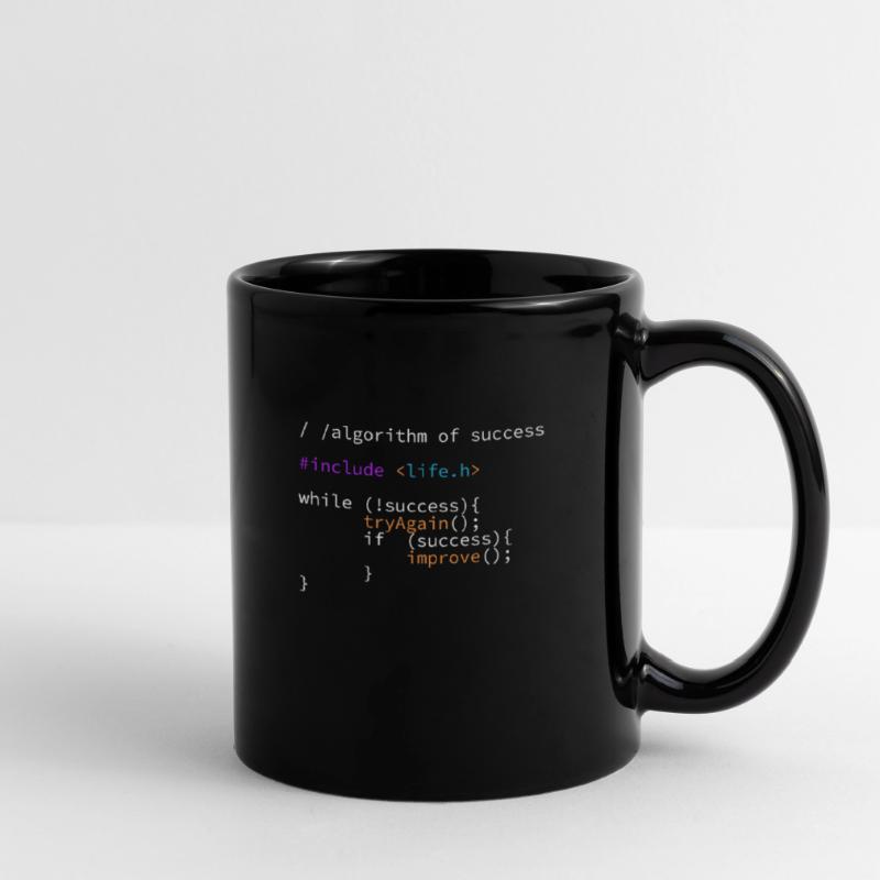 Code de programme algorithme de succès it développeur Mug uni