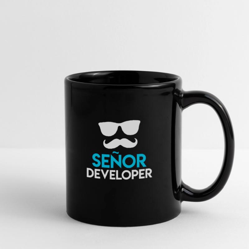 Senor Developer Computer Scientist Nerd Developer Full Colour Mug