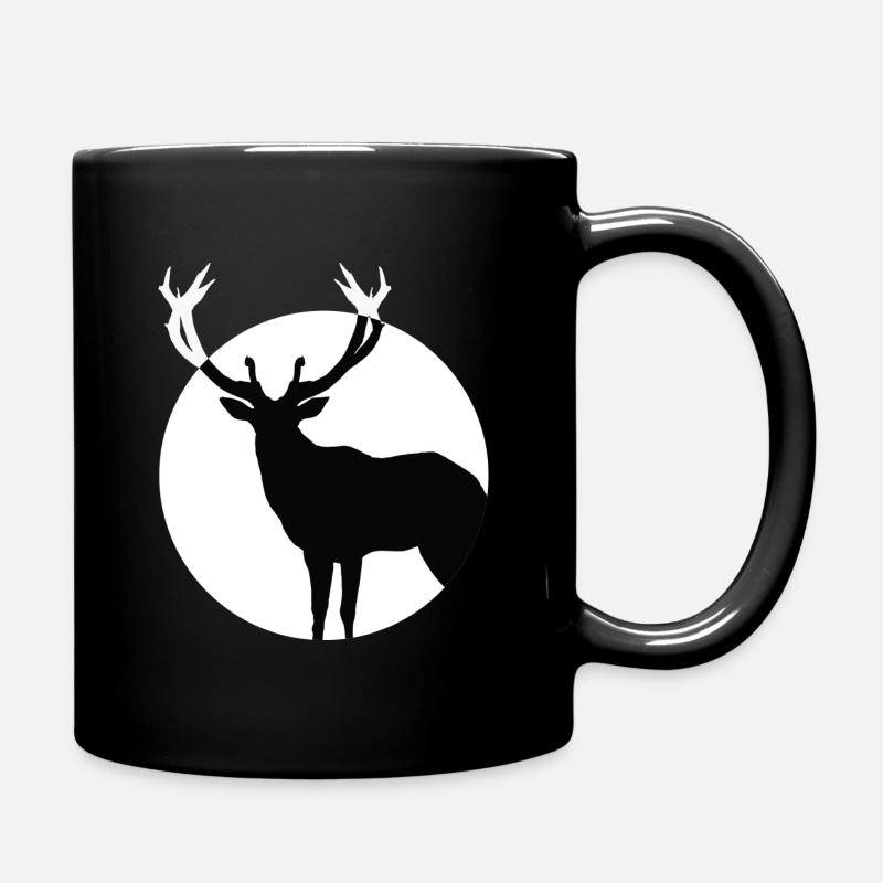 Cerf - Mug uni - noir
