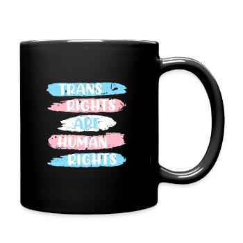 Les Transgenres Transgenre Trans Rights are Human Rights - Mug uni - noir - Droite