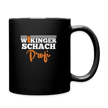 Wikinger Schach Profi Kubb Meister Wikingerschach - Tasse einfarbig - Schwarz - Rechts