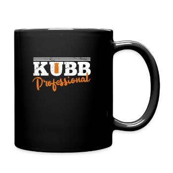 Wikingerschach Profi Kubb Master Strandspiel - Tasse einfarbig - Schwarz - Rechts