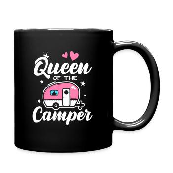 Queen Of The Camper Camping Caravane - Mug uni - noir - Droite
