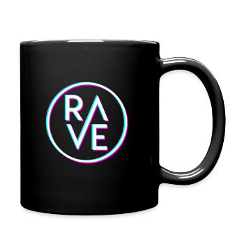 Techno Tekk Raver Rave cadeau Techno Party - Mug uni - noir - Droite
