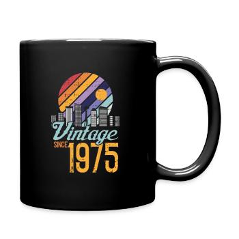 Vintage 1975 75 Anniversaire Rétro Millésime cadeau - Mug uni - noir - Droite