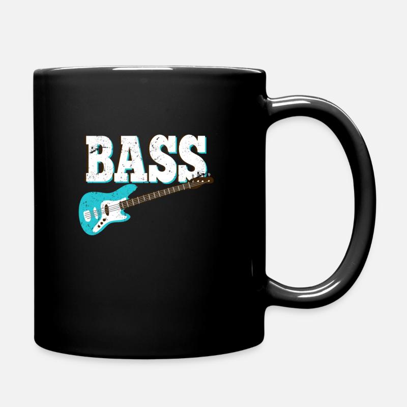 Basse Musicien Basse Guitare E-Rock Rock - Mug uni - noir