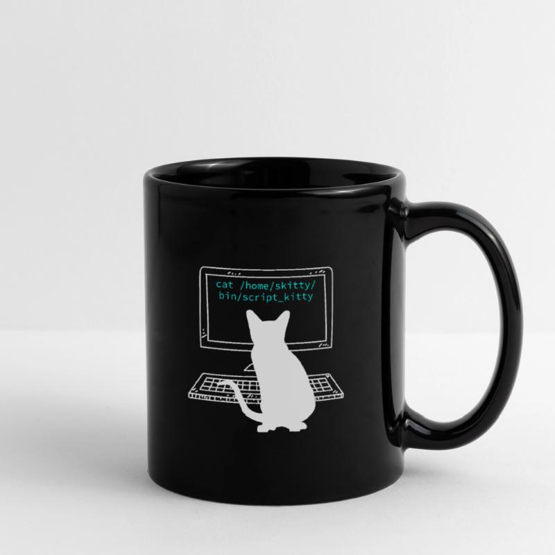 Katzenbesitzer Programmierer Coder Informatiker Tasse einfarbig
